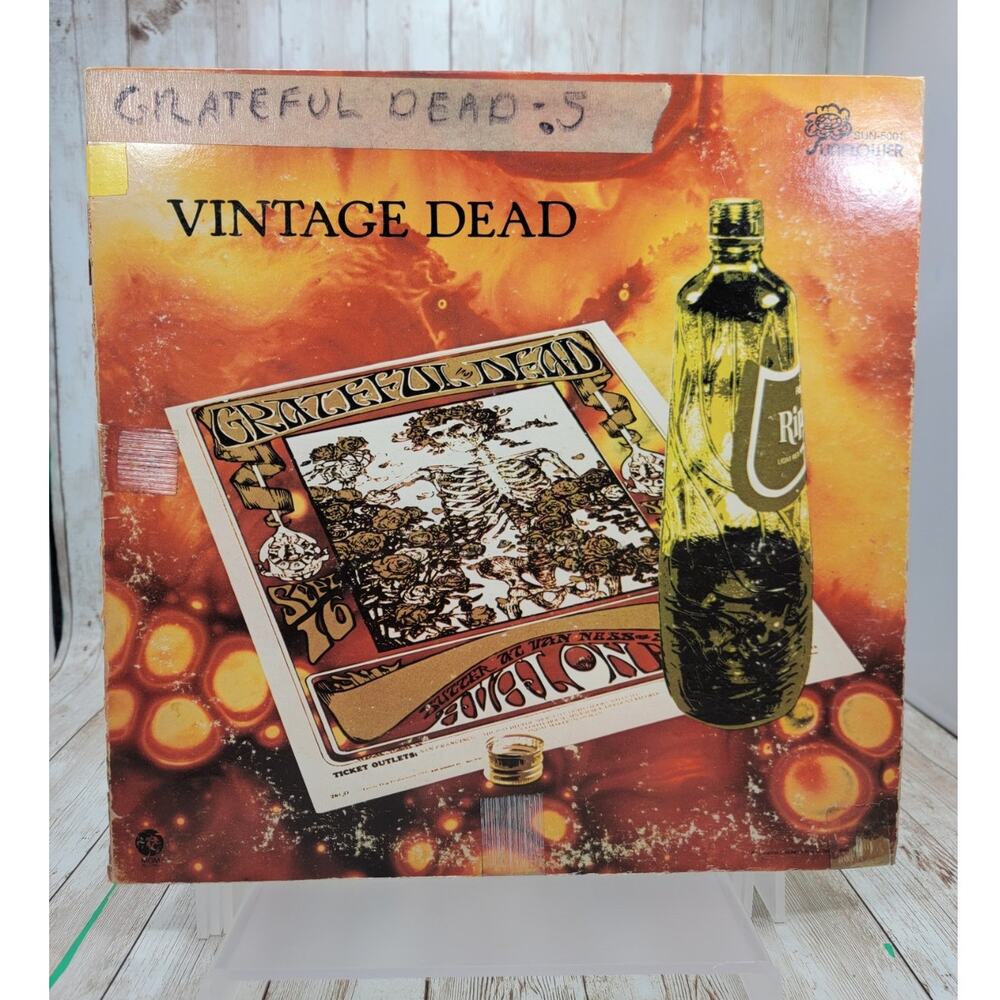 Grateful Dead Lp Vintage Dead 1970 V. G Sunflower Sun -5001
